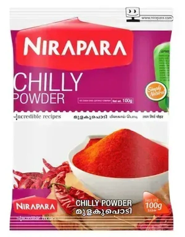 Nirapara Chilly Powder Pouch, 100g - 100g