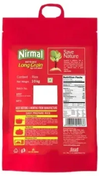 Nirmal Matta Rice Long Grain, 10 kg - 10 kg