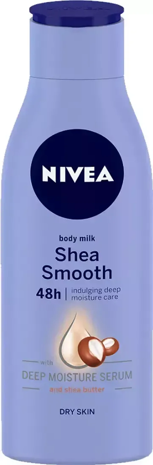Nivea Body Milk Shea Smooth Dry Skin, 75ml - 75ml