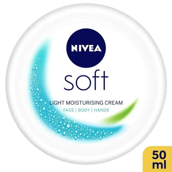 Nivea Soft Vitamin E Light Moisturiser, 50 ml - 50 ml