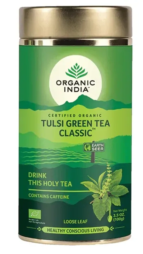 Organic India Tulsi Green Tea Classic 50g - 50g
