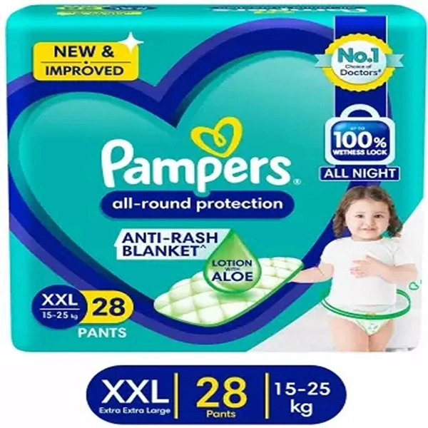 Pampers All Round Protection Xxl (15-25 kg),28 Pants