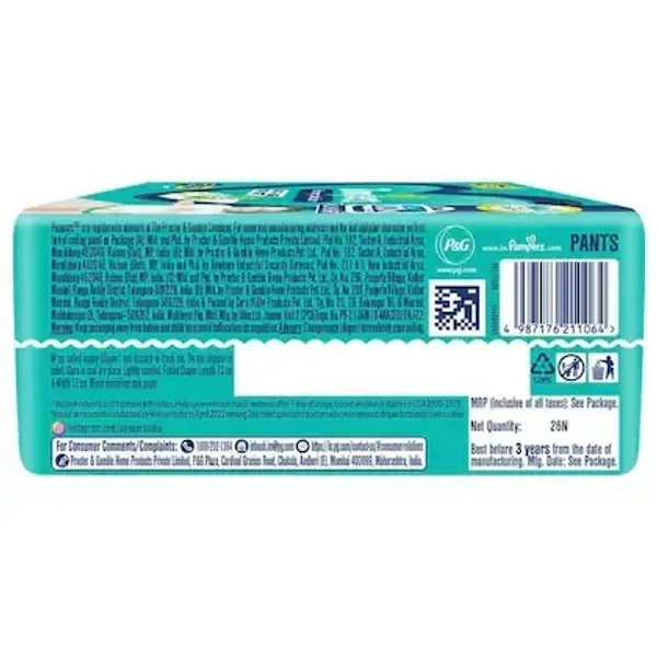Pampers All Round Protection Xxl (15-25 kg),28 Pants