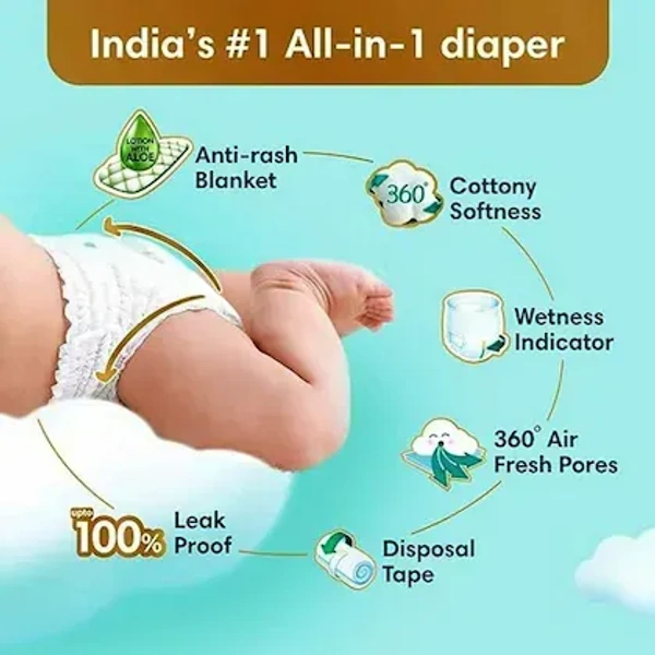 Pampers New Diapers Pants (44 Nos), 44 pants