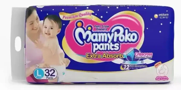Mamy Poko MamyPoko Pants Extra Absorb Large 32, 32 pants