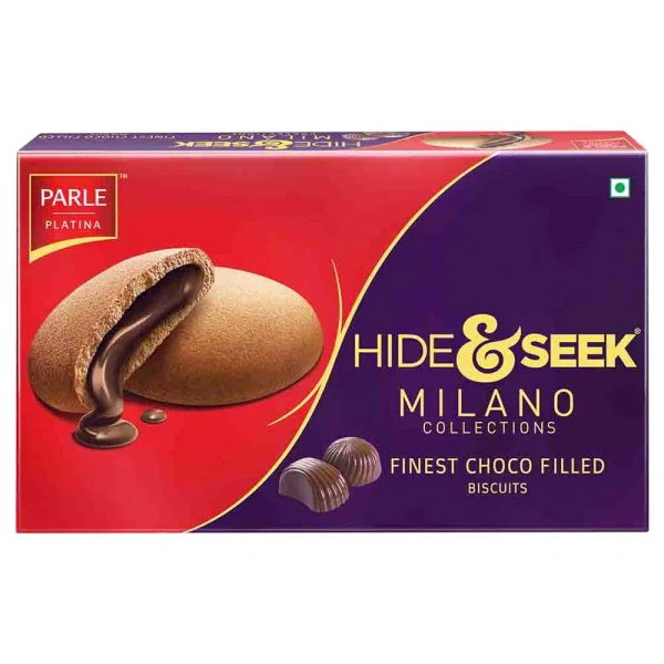 Parle Milano Hide & Seek Choco Filled Cookies, 200g - 200g