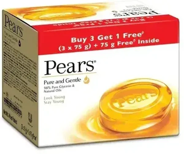 Pears Pure / Gentle Buy3 Get 1 Free, 300g - 300g