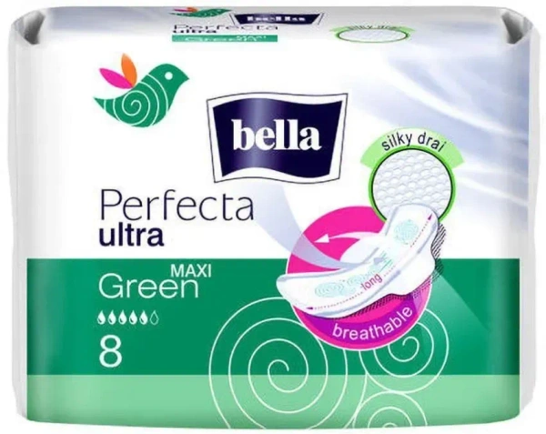 Bella Perfect Ultra Maxi Green Napkins, 8 pcs - #REF!