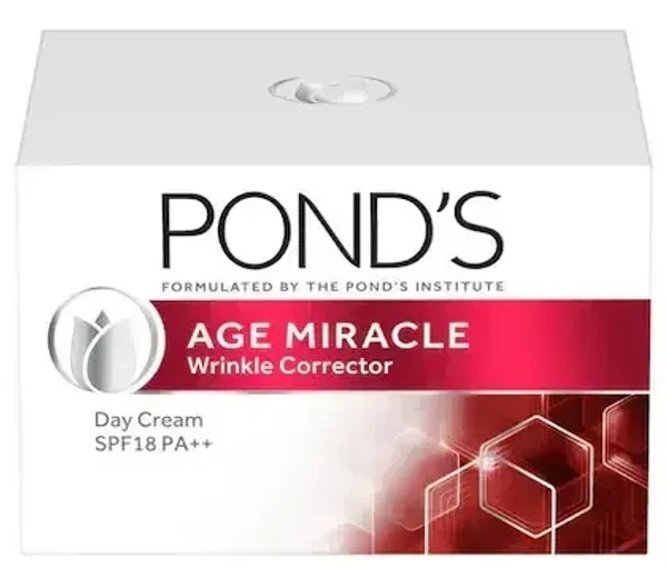 Pond's Age Miracle Wrinkle Corrector SPF 18 PA++ Day Cream, 50g - 50g