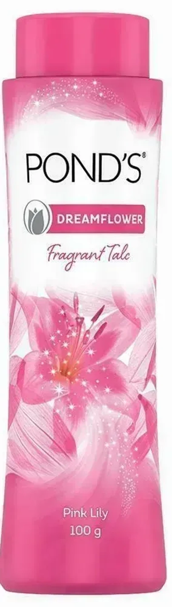 Pond's Dream Flower Fragrant Talcum Powder Pink Lily, 50g - 100g