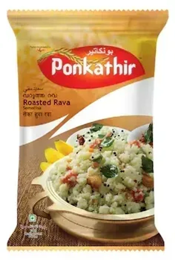 Ponkathir Roasted Rava, 500g - 500g