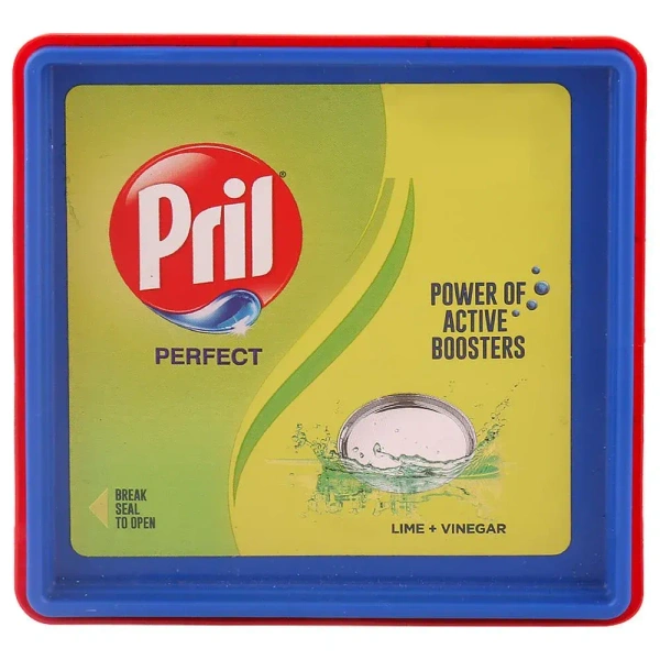 Pril Perfect Lime + Vinegar Dishwash Bar, 500g - 500g