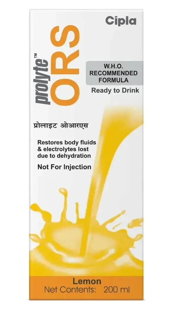 Prolyte ORS Lemon Flavour Energy Drink, 200ml - 200ml