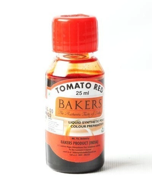 Bakers Tomato Red Syntehtic Food colour 500ml - 500ml