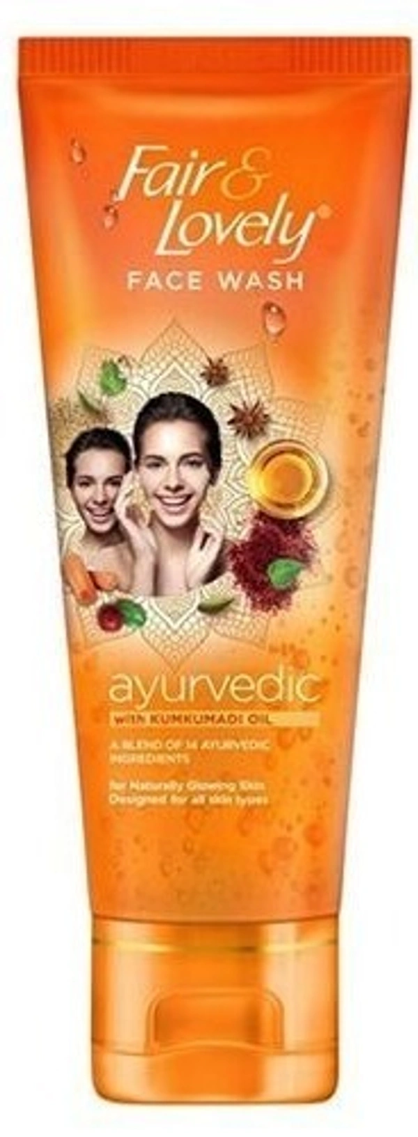 Fair & Lovely Face Wash Ayurvedic Care With Kumkumadi Tailam 20g - 20g