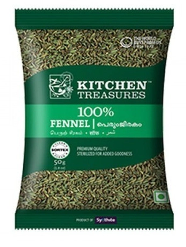 Kitchen Treasures Fennel Seeds, 50g - 50g