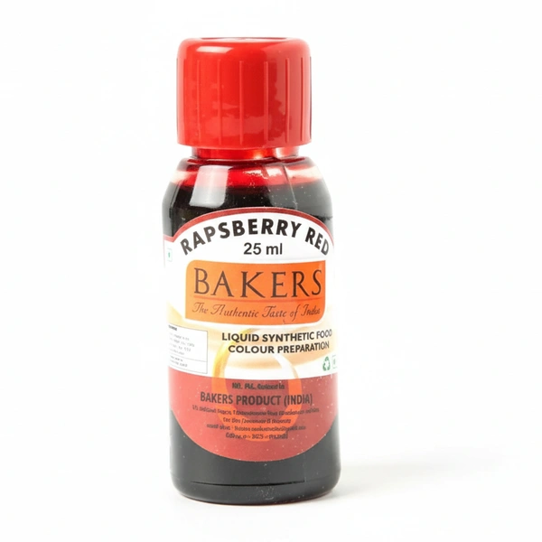 Bakers Raspberry Red Syntehtic Food colour 500ml - 500ml