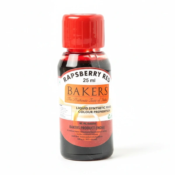 Bakers Raspberry Red Syntehtic Food colour 25ml - 25ml