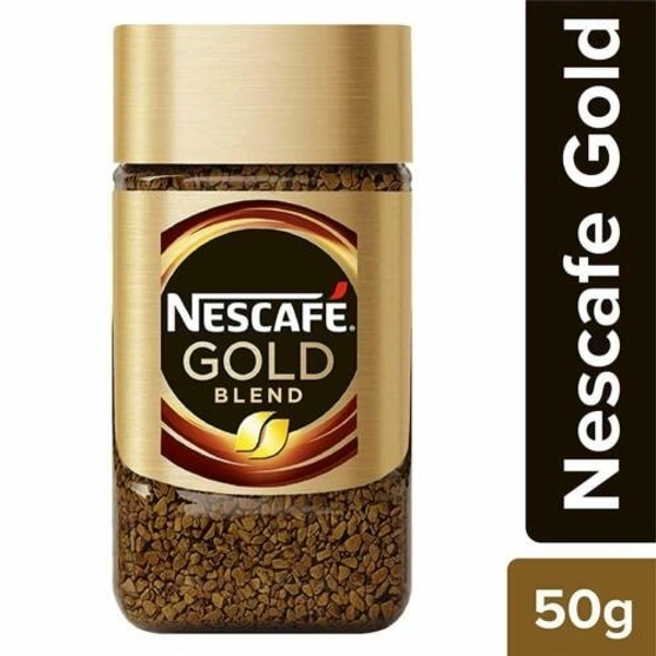 Nescafe Gold Blend Rich and Smooth Instant Coffee, 50g - 50g