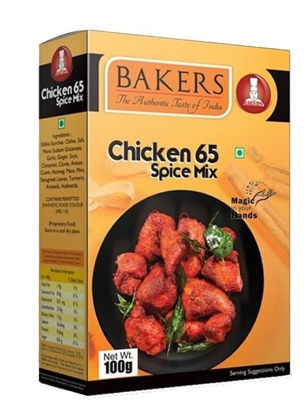 Bakers Chicken 65 Spice Mix, 100g - 100g