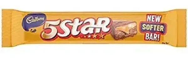 5 Star Cadbury 5 Star New Softer Bar, 25g