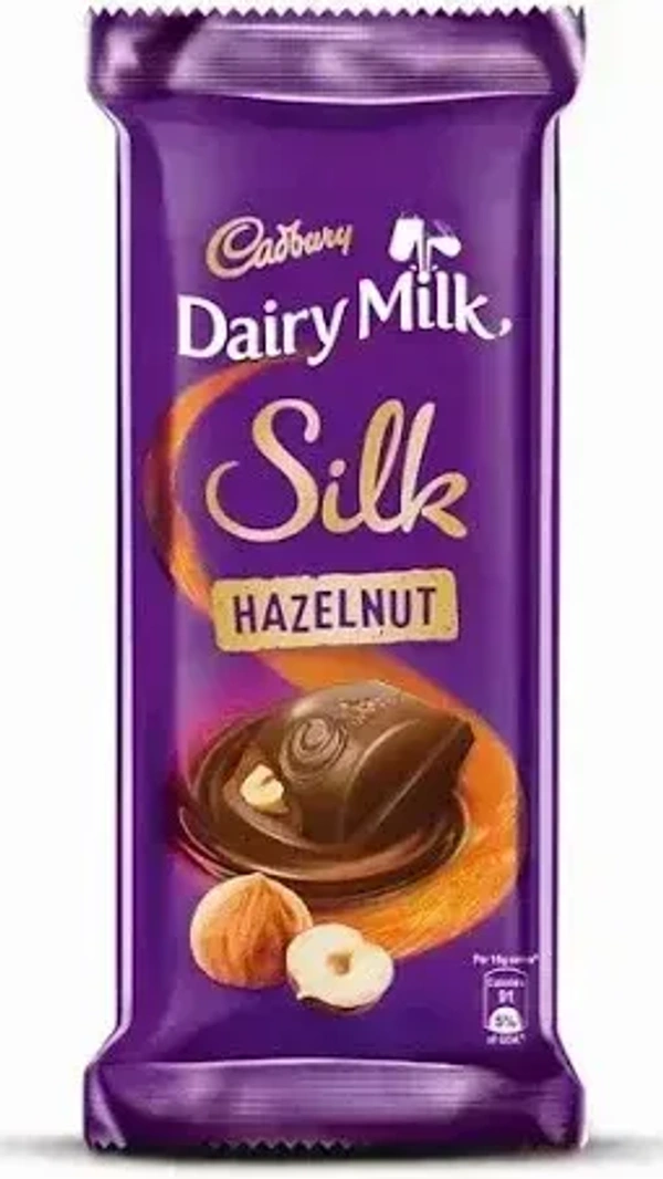 Dairy Milk Cadbury Dairy Milk Silk Chocolate Bar Hazelnut, 143g