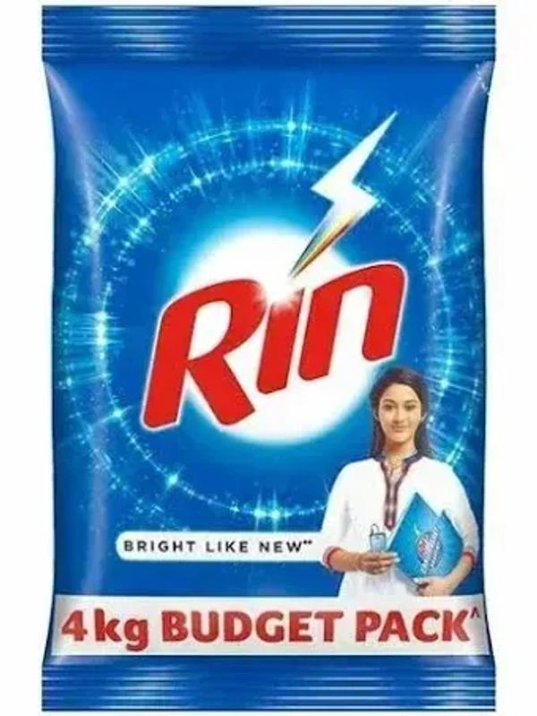Rin Refresh Lemon and Rose Detergent Powder, 4 kg - 4 kg