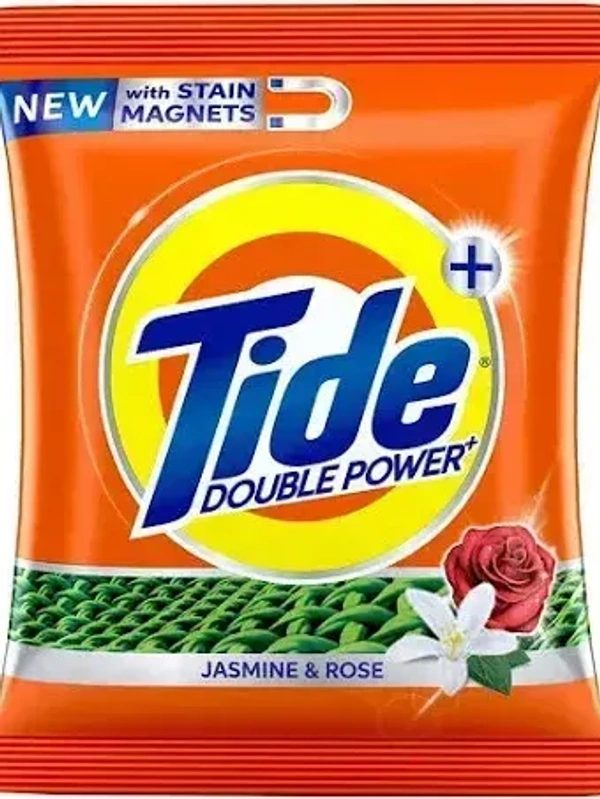 Home Care Tide Plus Detergent Powder Double Power Jasmine& Rose Pouch, 500g - #REF!