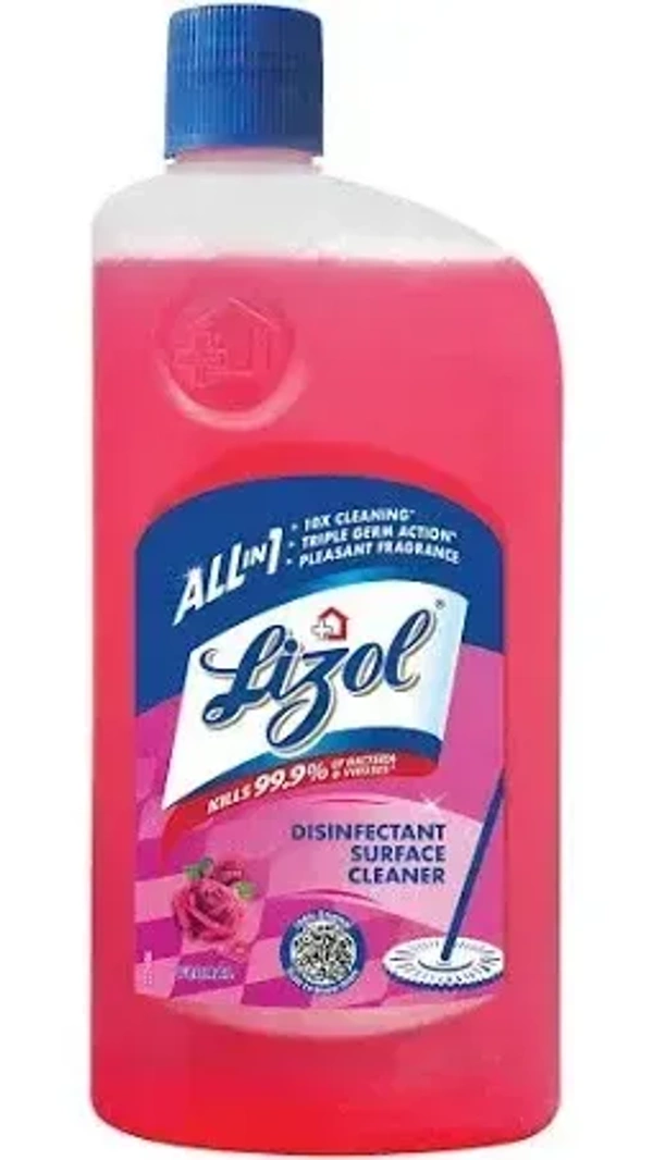 Home Care Lizol Disinfectant Surface& Floor Cleaner Liquid Floral, 500 ml - 500 ml
