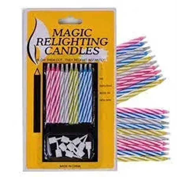 Magic Relighting Candles, 1 pcs - 1 pcs