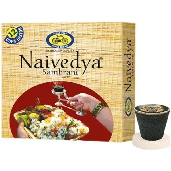 Cycle Om Shanthi Naivedya Pure Sambrani 12 Cups Packet, 1 pcs - 1 pcs