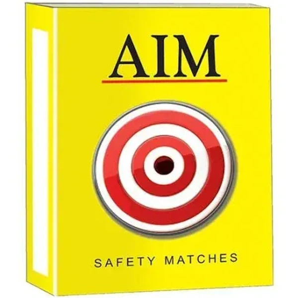 Aim Yellow Matchstick, 1 Box - 1 Box