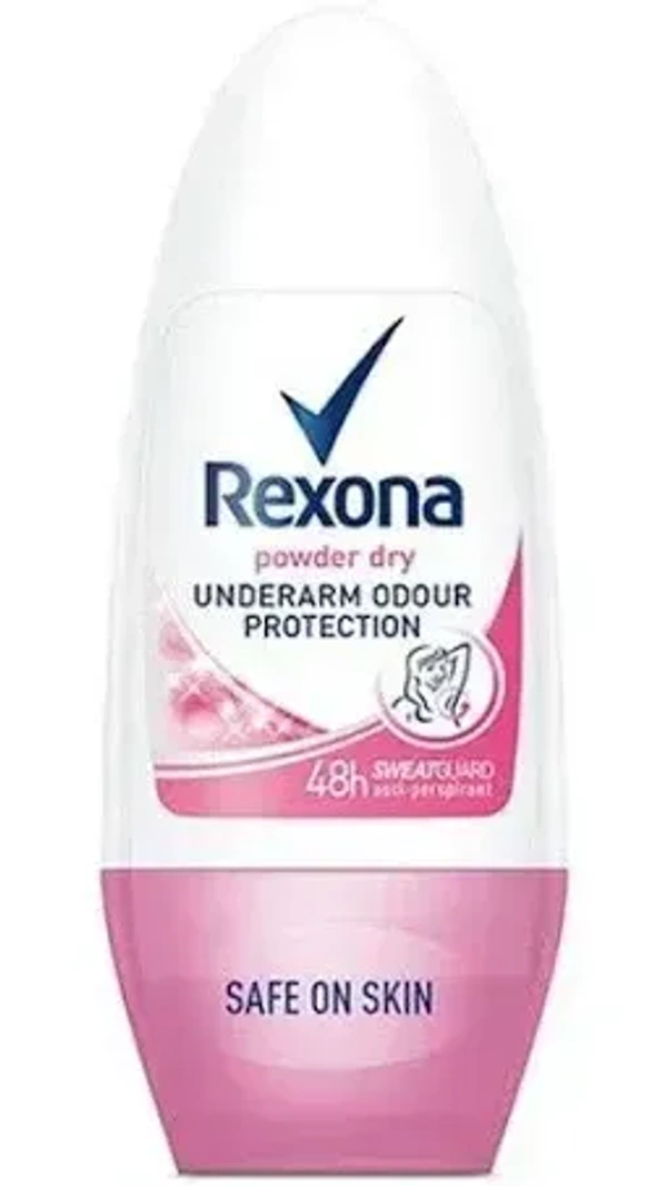 Rexona Powder Dry Underarm Odour Protection Roll On, 50 ml - 50 ml