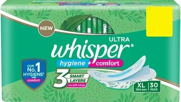 Whisper Ultra Clean KL+, 30 Pads - 30 pads