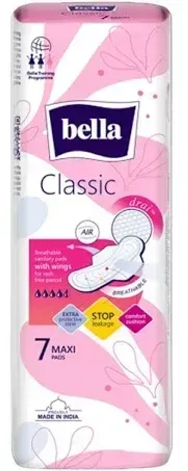 Bella Maxi Drai Wings, 7 pads - 7 Pads