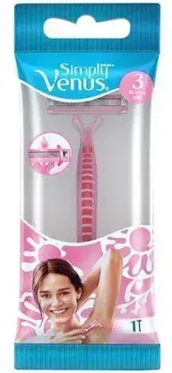 Gillette Razor Simply Venus 3 Hair Remover For Women, 1 pcs - 1 pcs