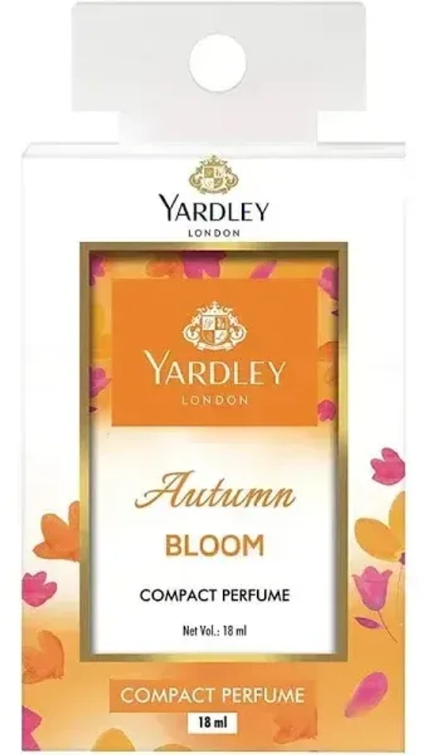 Yardley London Autumn Bloom Compact Perfume for Women, 18 ml - 18 ml