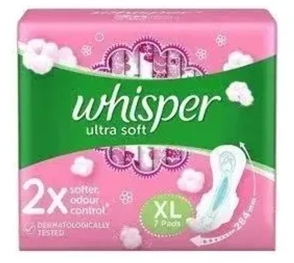 Whisper Ultra Soft XL Plus, 7 pads - #REF!