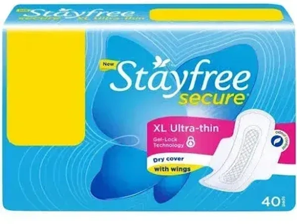 StayFree Stayfree Secure XL Ultra-thin 40 Pads - 40 Nos