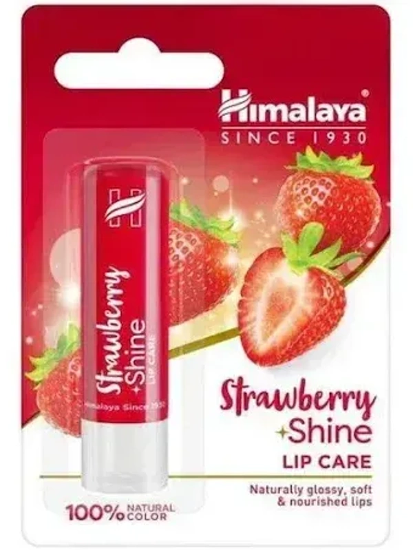 Himalaya Strawberry Shine Lip Care, 4.5g - 4.5g