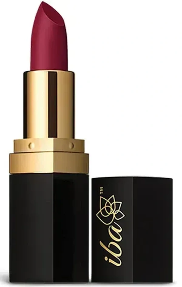 Iba PureLips Long Stay Matte Lipstick M09 Berry Punch, 4g - 4g
