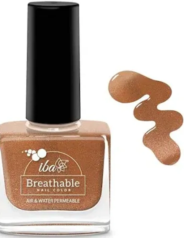 Iba Breathable Nail Color B24 Rose Gold, 9 ml - 9 ml
