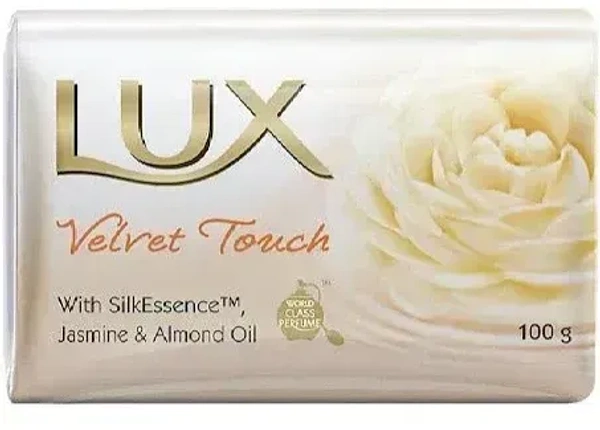 Lux Velvet Touch Soap Bar, 100g - 100g