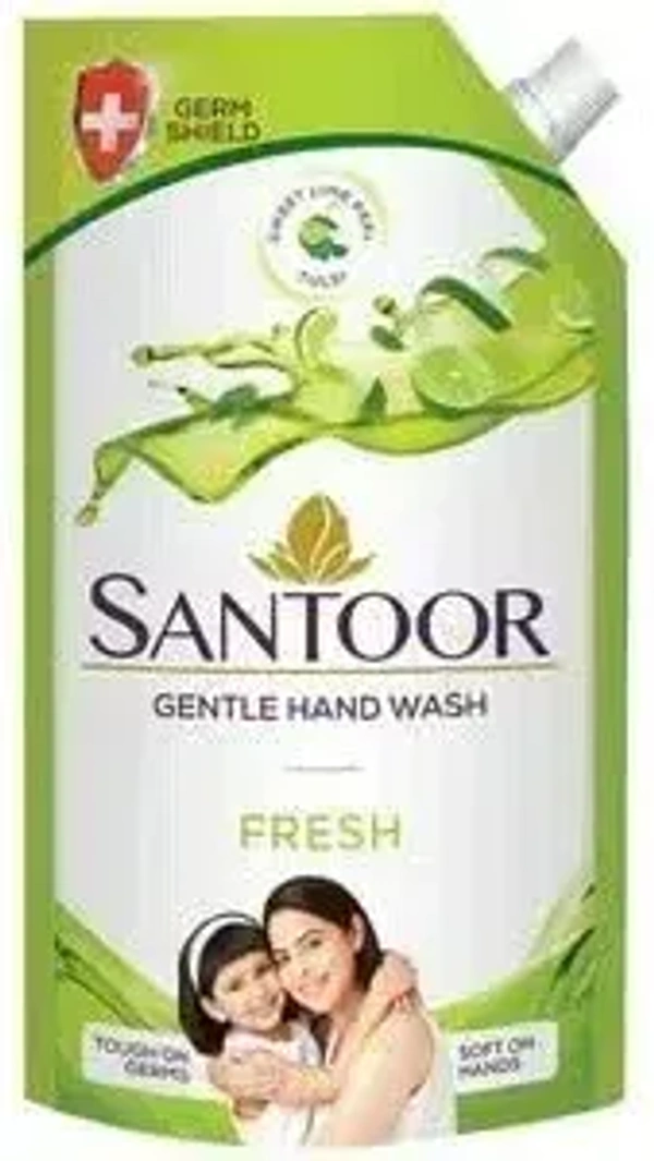 Santoor Gentle Hand Wash(Mild), 750 ml