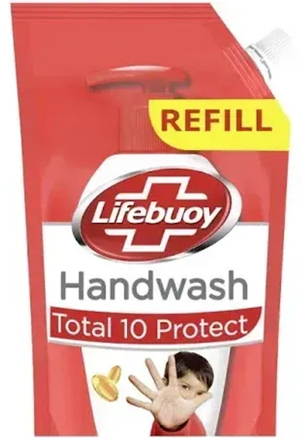 Lifebuoy Total 10+ Handwash Refill Pack Buy 1x750 ml Get 1 Free, 1.5 ltr