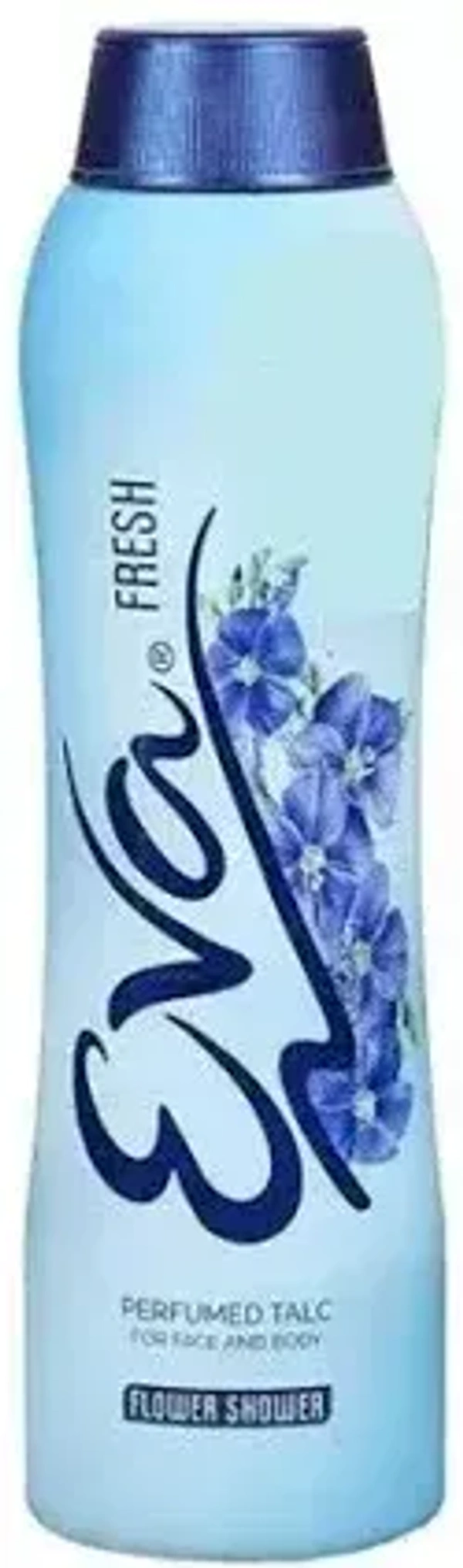 Eva Fresh Perfumed Talc Flower Shower, 100g - 100g