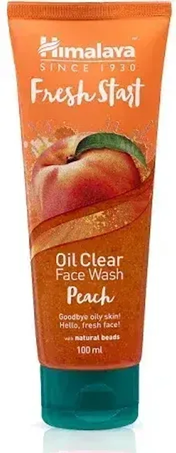 Himalaya Face Wash Oil Clear Peach, 100ml - 100ml