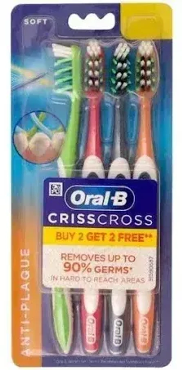 Oral-B Soft Buy 2 Get 2 Free Toothbrush