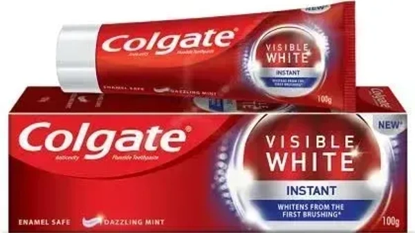 Colgate Toothpaste Visible White, 100g - 100g