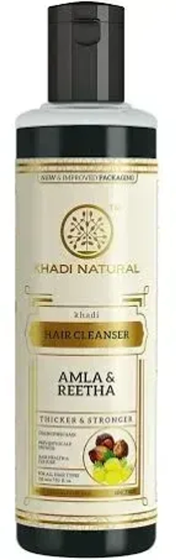 Khadi Herbal Amla and Reetha Hair Cleanser, 210 ml - 210 ml